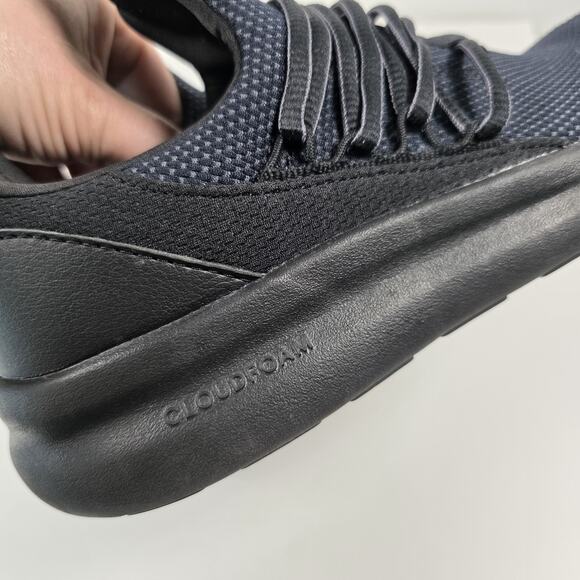 Adidas Lite Racer Adapt 7.0 Sneaker Kids 6 Black Lightweight Slip On Athleisure - Picture 10 of 10